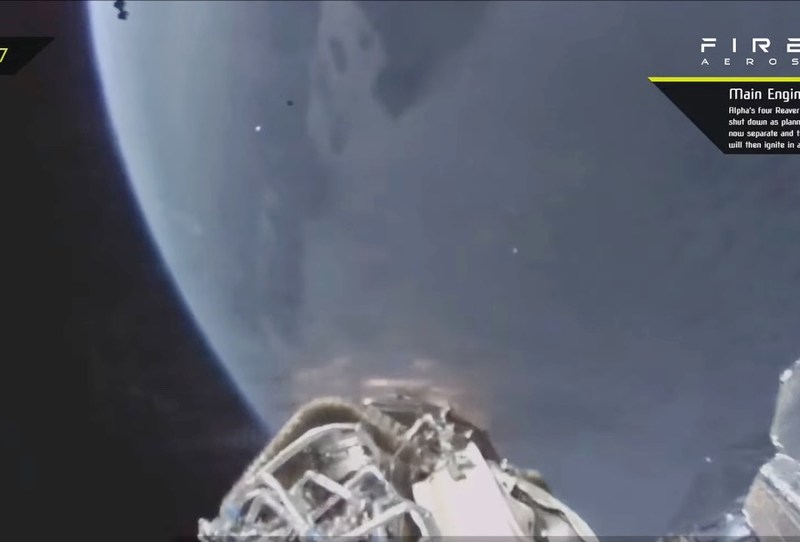 Alpha FLTA0006 upper stage view