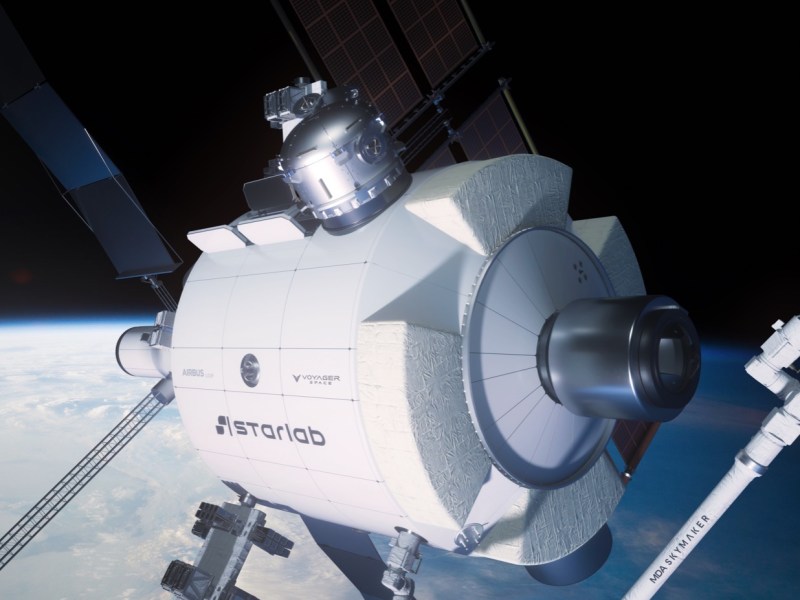 Illustration of Starlab, a commercial space station under development by Voyager Space, which went public in January 2025. Credit: Voyager Space