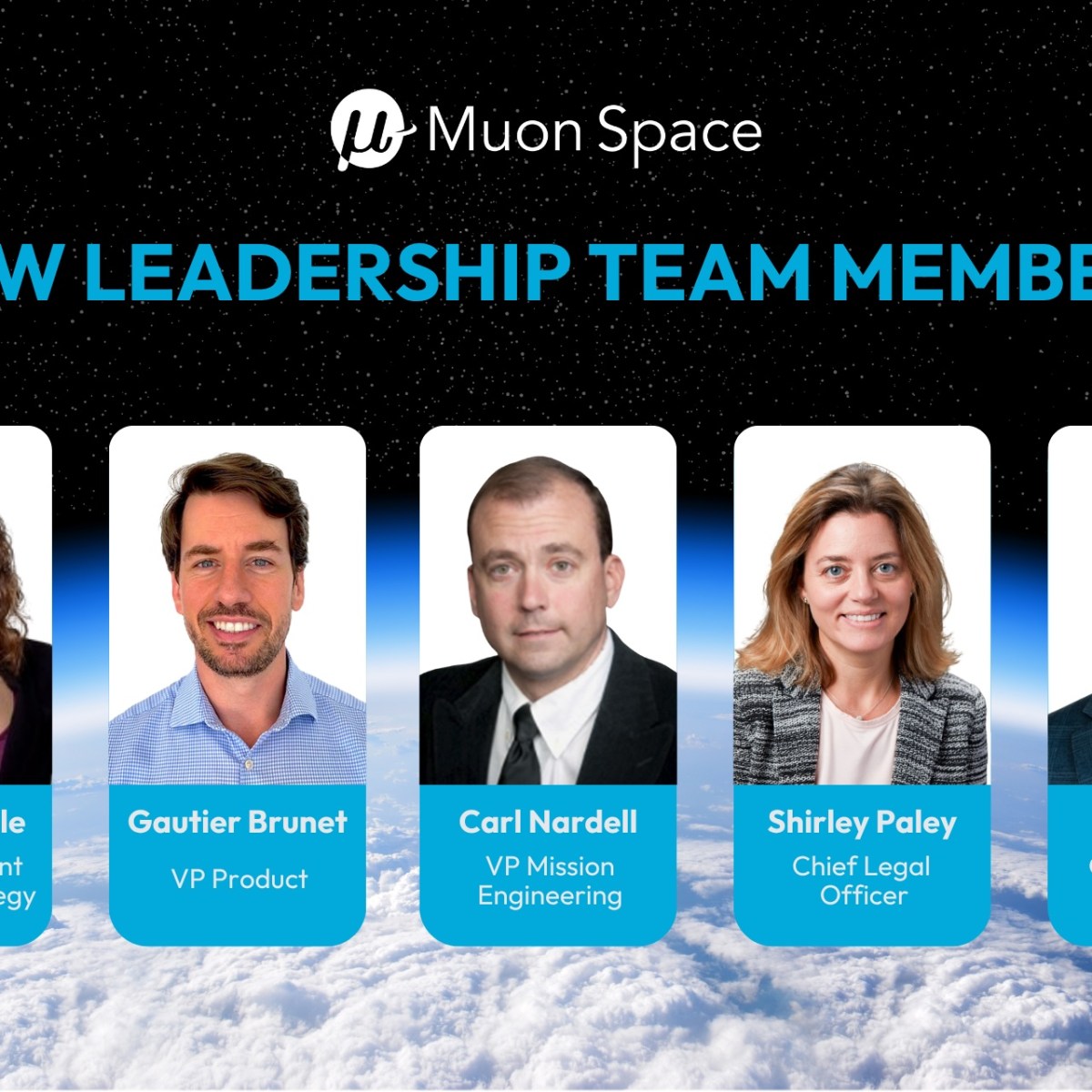 Muon Space names new leadership to advance role in government market