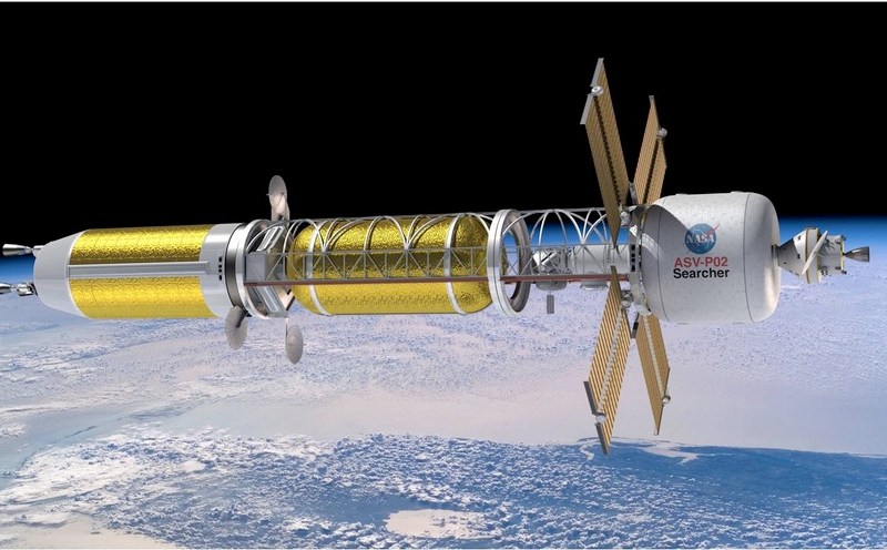 Nuclear thermal propulsion ship