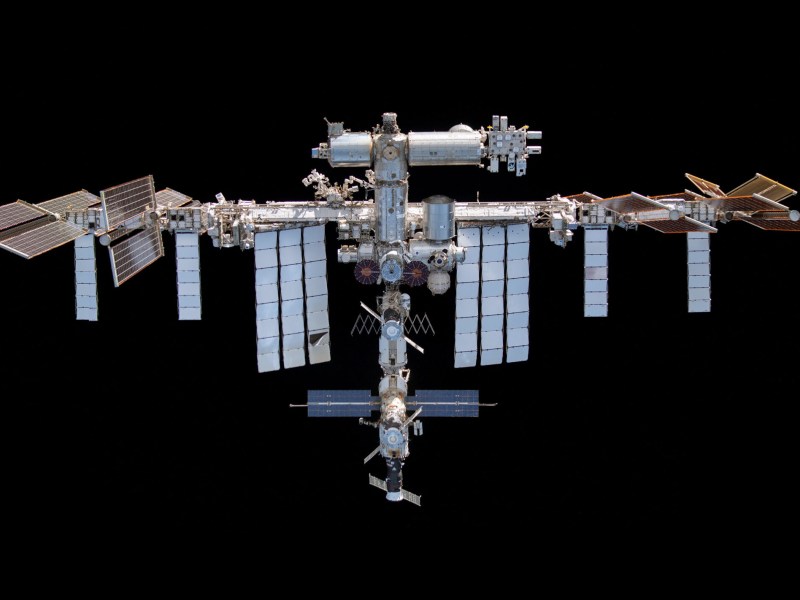 The aging International Space Station is projected to take an end-of-life plunge into remote ocean waters in a few years. Credit: NASA