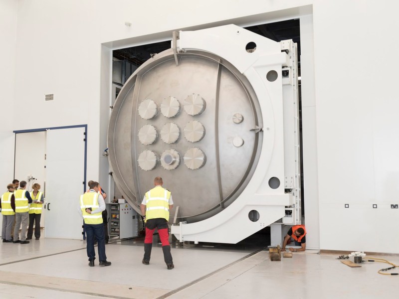 TVAC space test chamber RAL Space