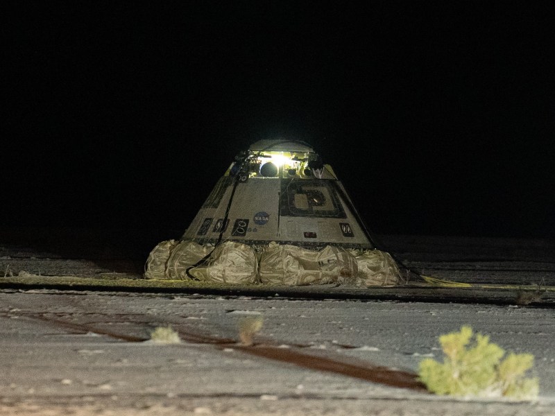 Starliner after landing