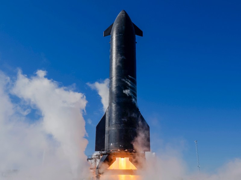 Starship Flight 9 static fire