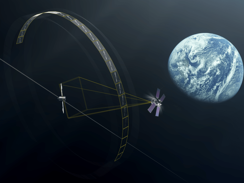 Illustration of Space Machines Company's Optimus Viper rapid-response spacecraft variant. Credit: Space Machines Company